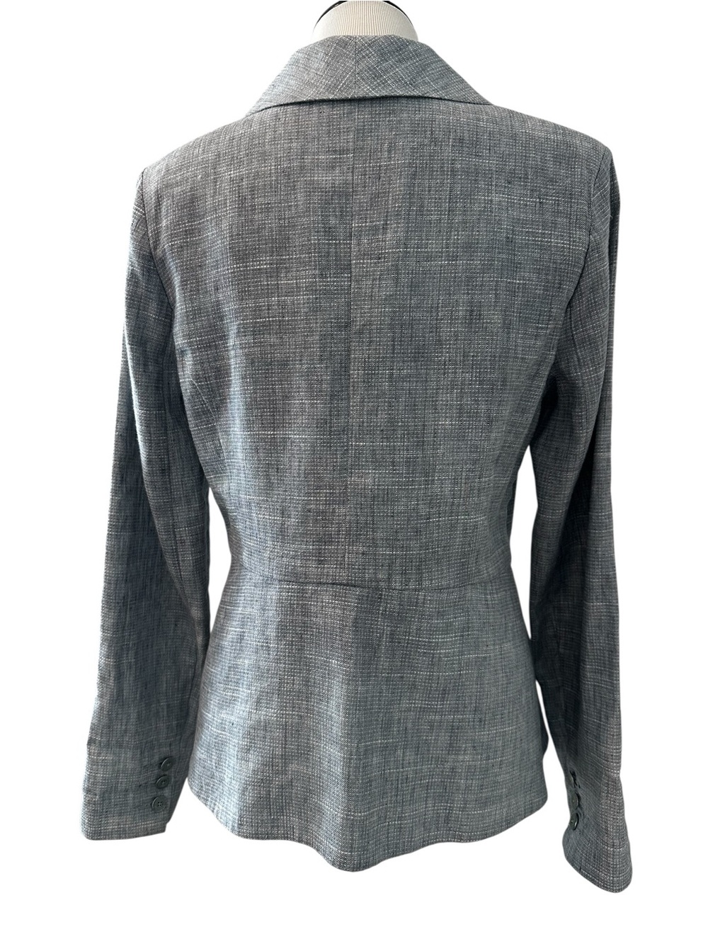 Blue Gray Cabi Beachwalk Textured One-Button Women's Blazer in size 6 - Picture 13 of 15